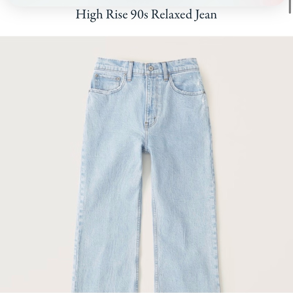 A&F 90s Relaxed Jean High Rise